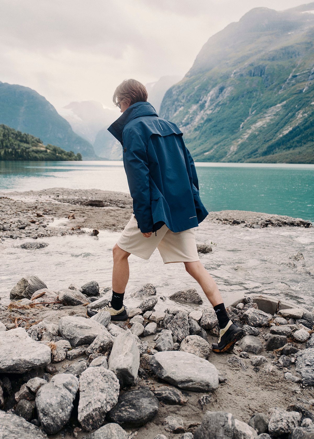 Twentyfour Mode Polo Shorts H Gråhvit