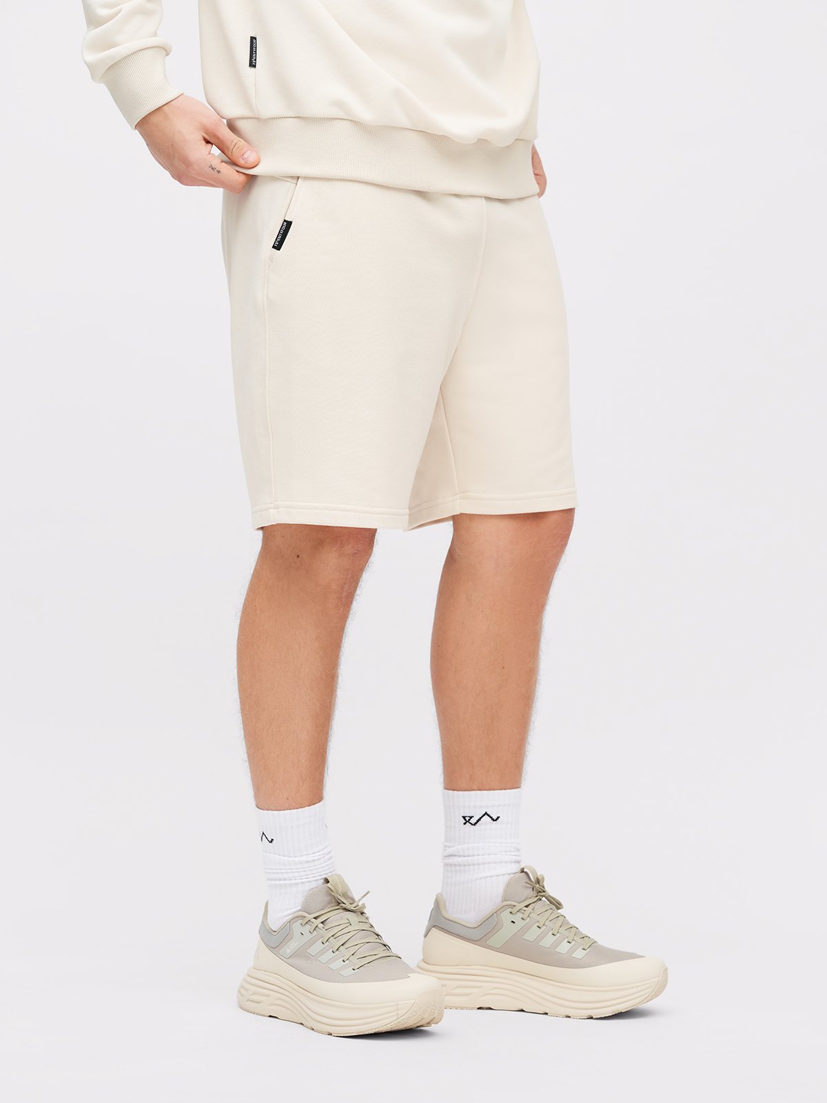 Twentyfour Mode Polo Shorts H Gråhvit
