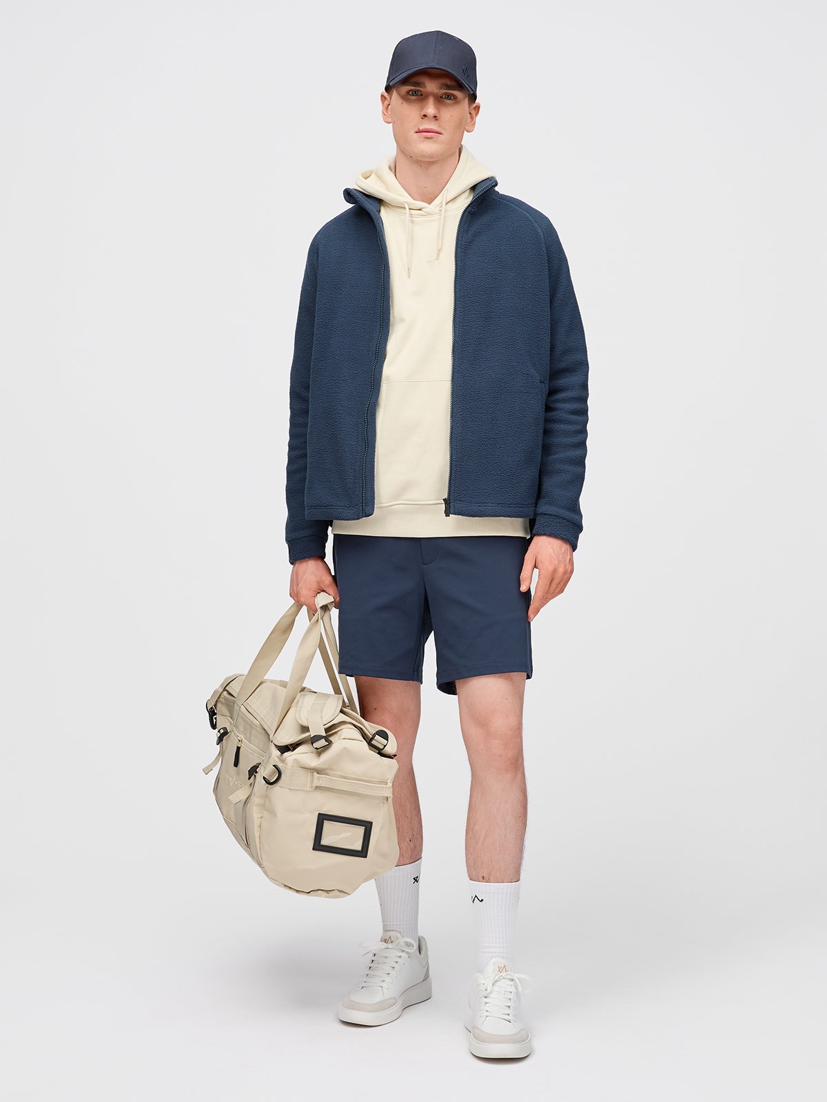 Twentyfour Mode Pile Jakke H Marine