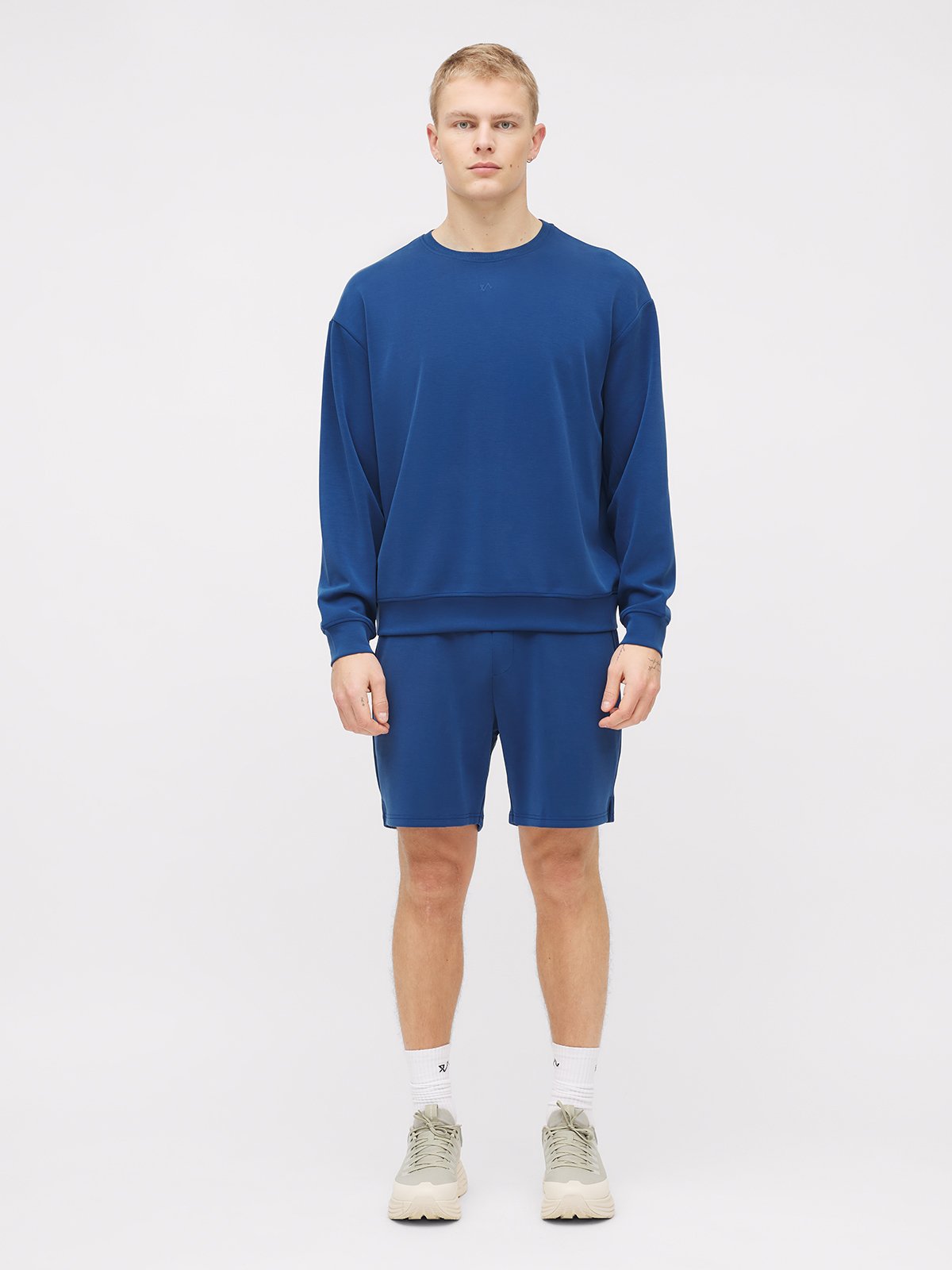 Twentyfour Venture Soft Sweater H Mørk Blå