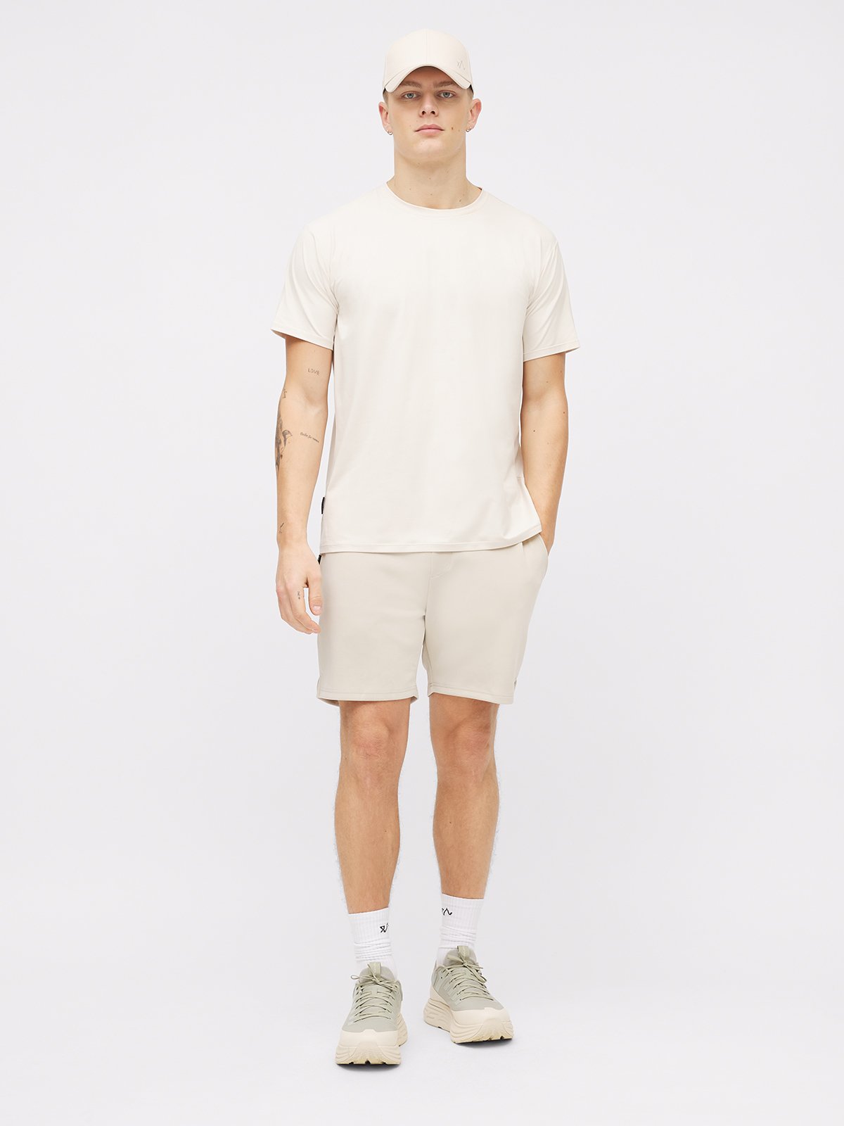 Twentyfour Venture Soft Tee H Gråhvit
