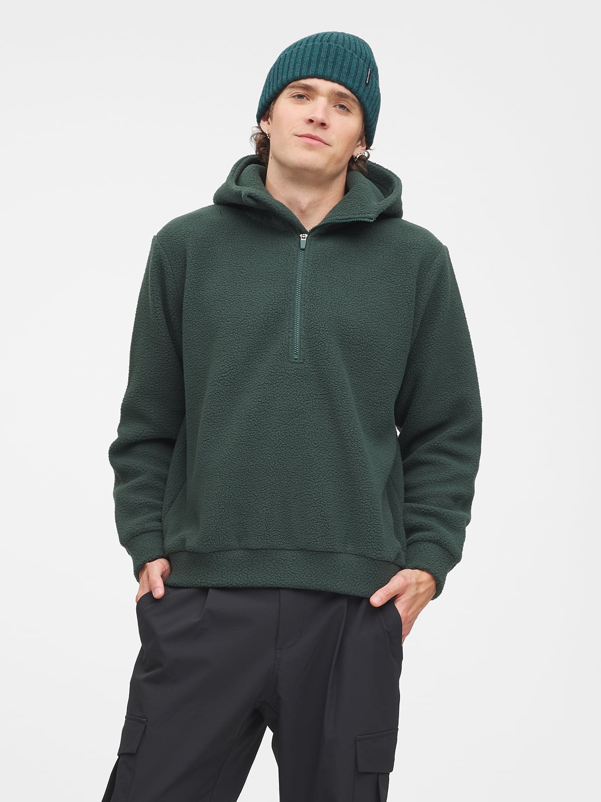 Twentyfour Mode Pile Hood HZ H Dyp Grønn