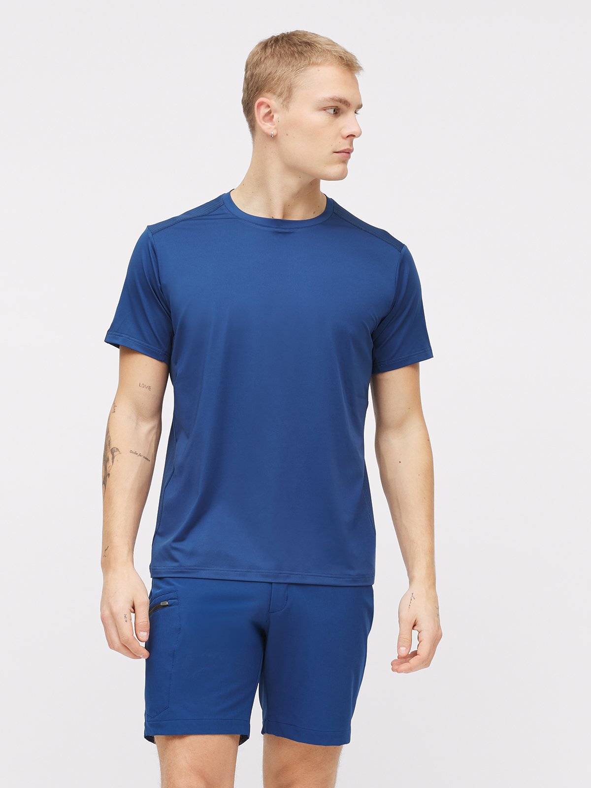 Twentyfour Venture Tee H Mørk Blå