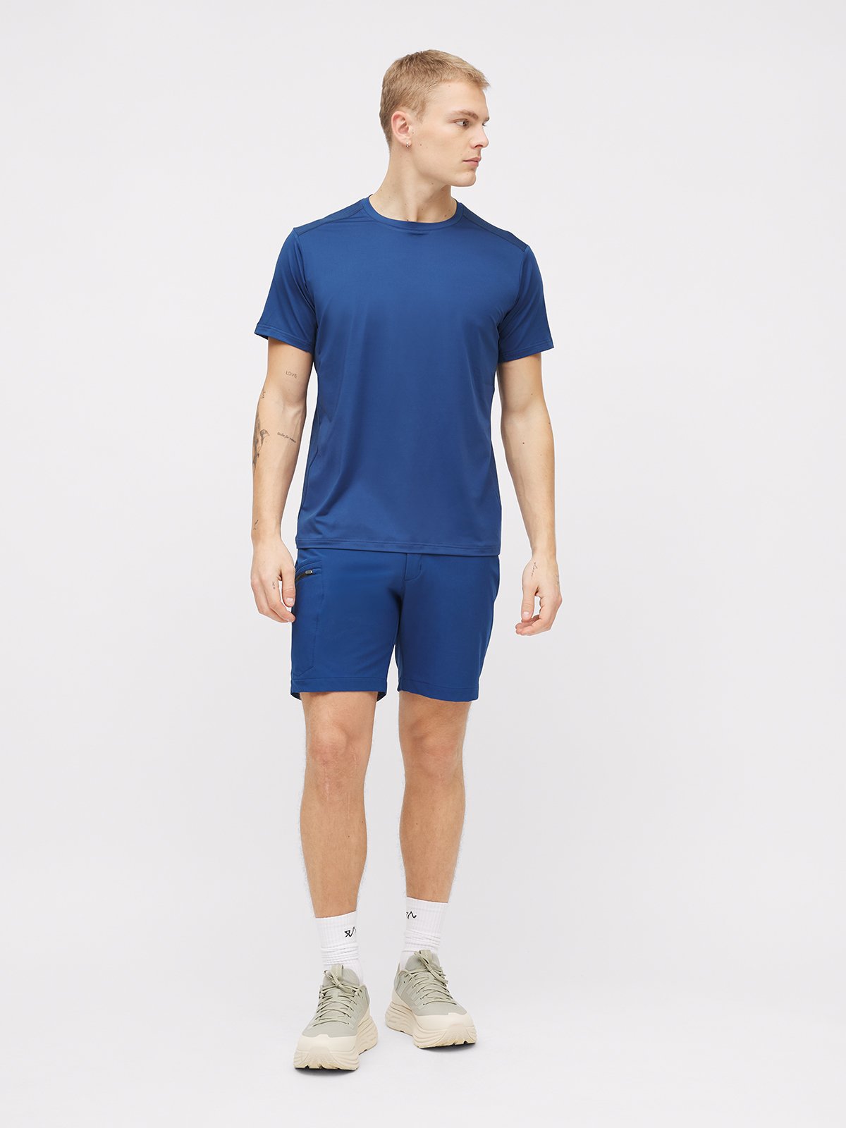 Twentyfour Venture Tee H Mørk Blå