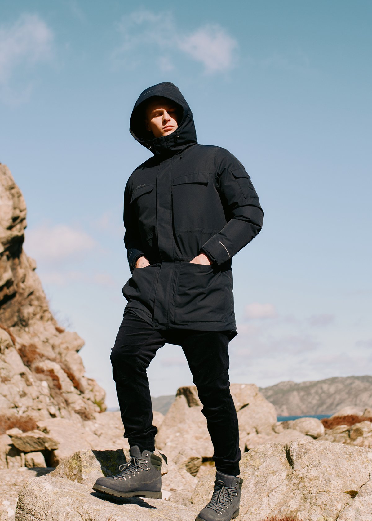 Twentyfour Aurora Arlo Parka H Sort