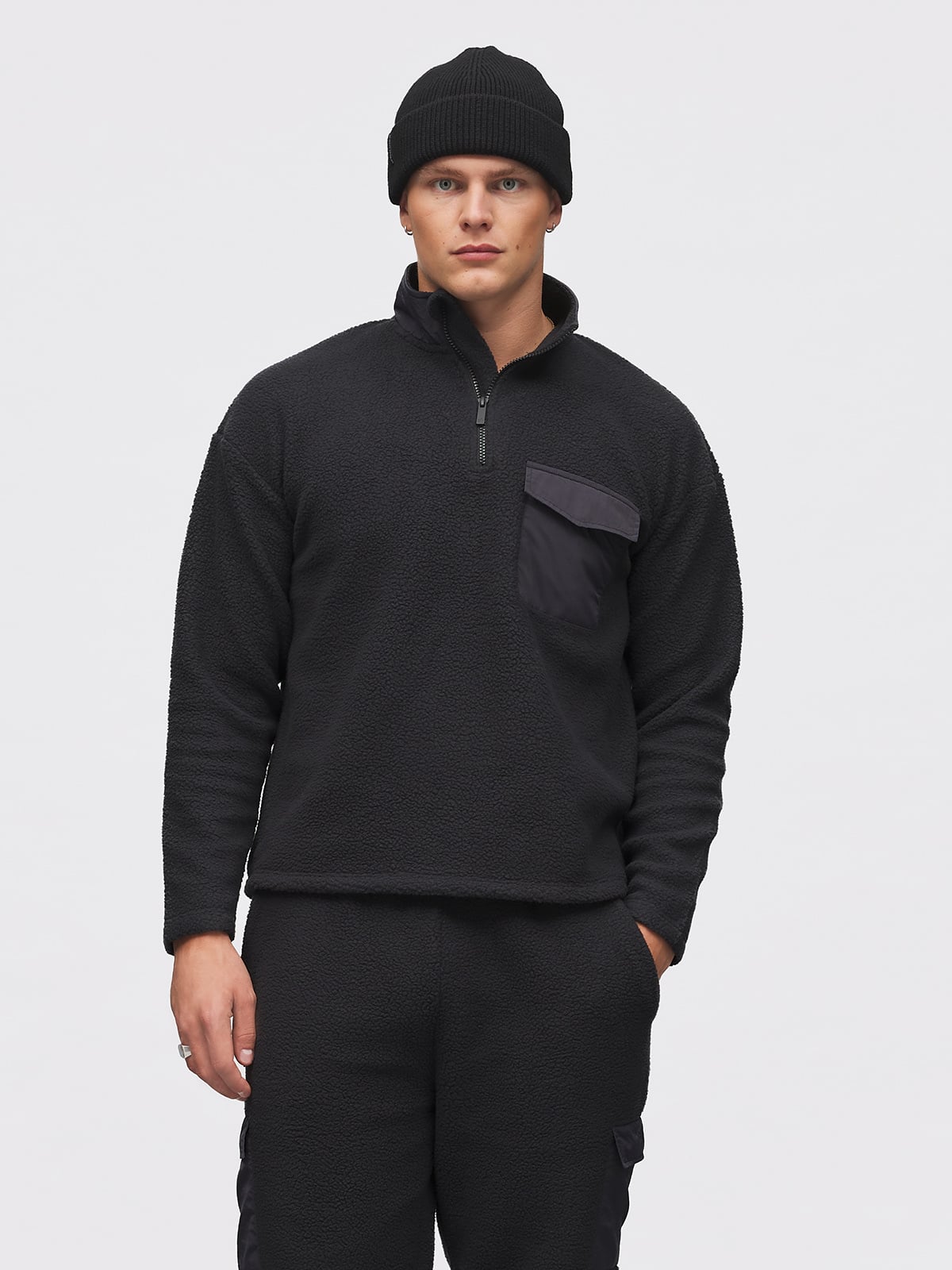 Twentyfour Mode Zac HZ Fleece H Sort