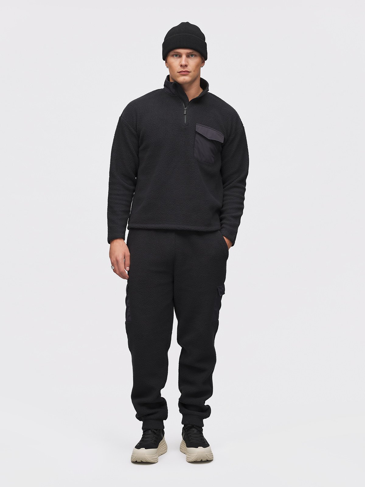 Twentyfour Mode Zac HZ Fleece H Sort