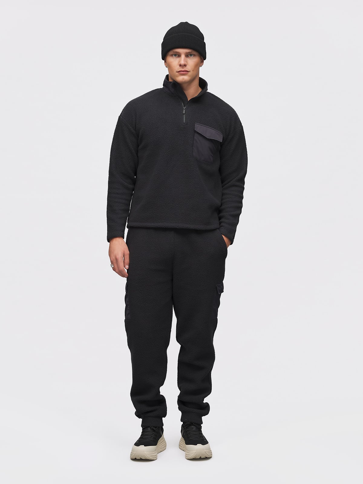 Twentyfour Mode Zac HZ Fleece H Sort