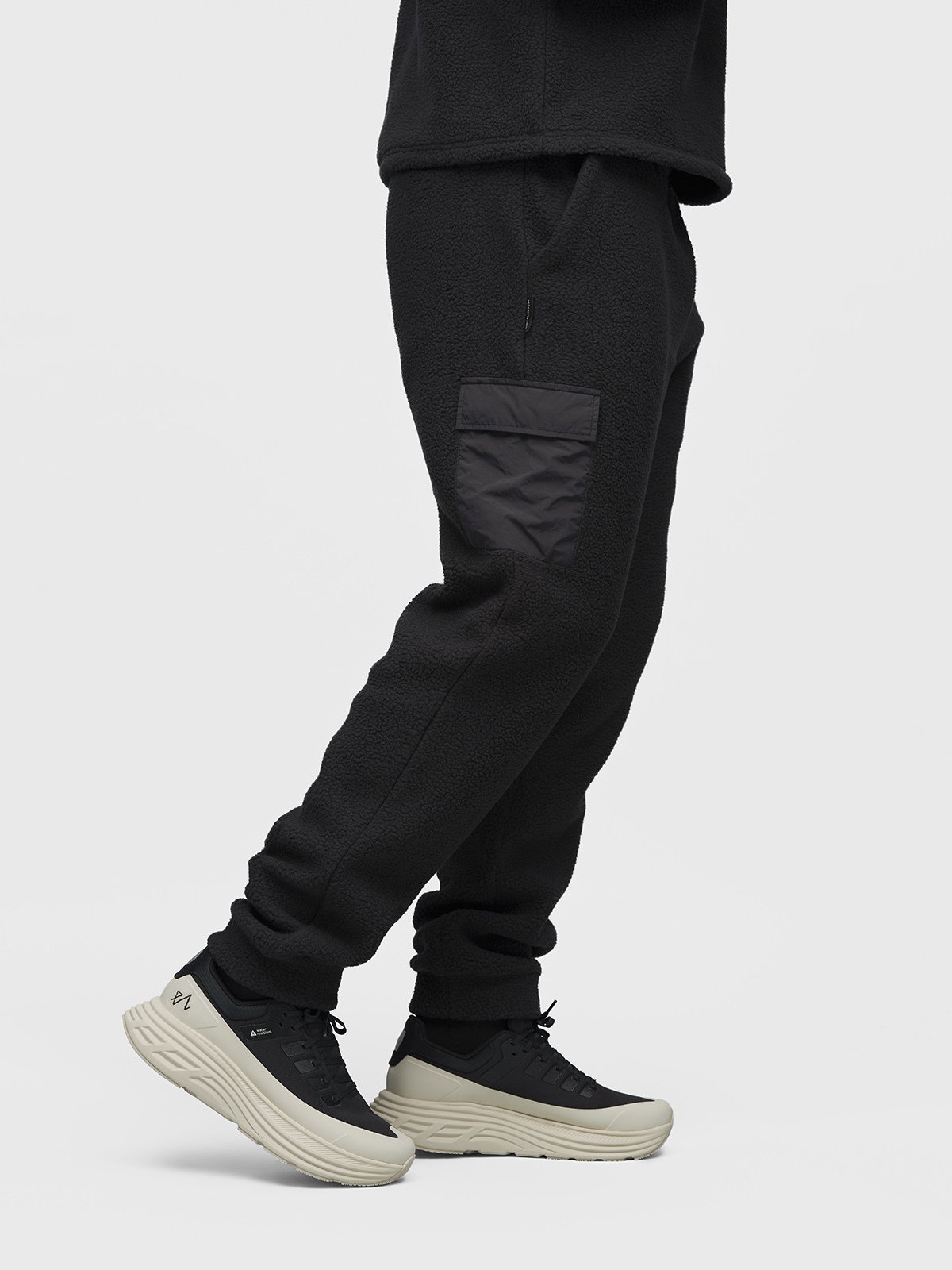 Twentyfour Mode Zac Fleece Bukse H Sort
