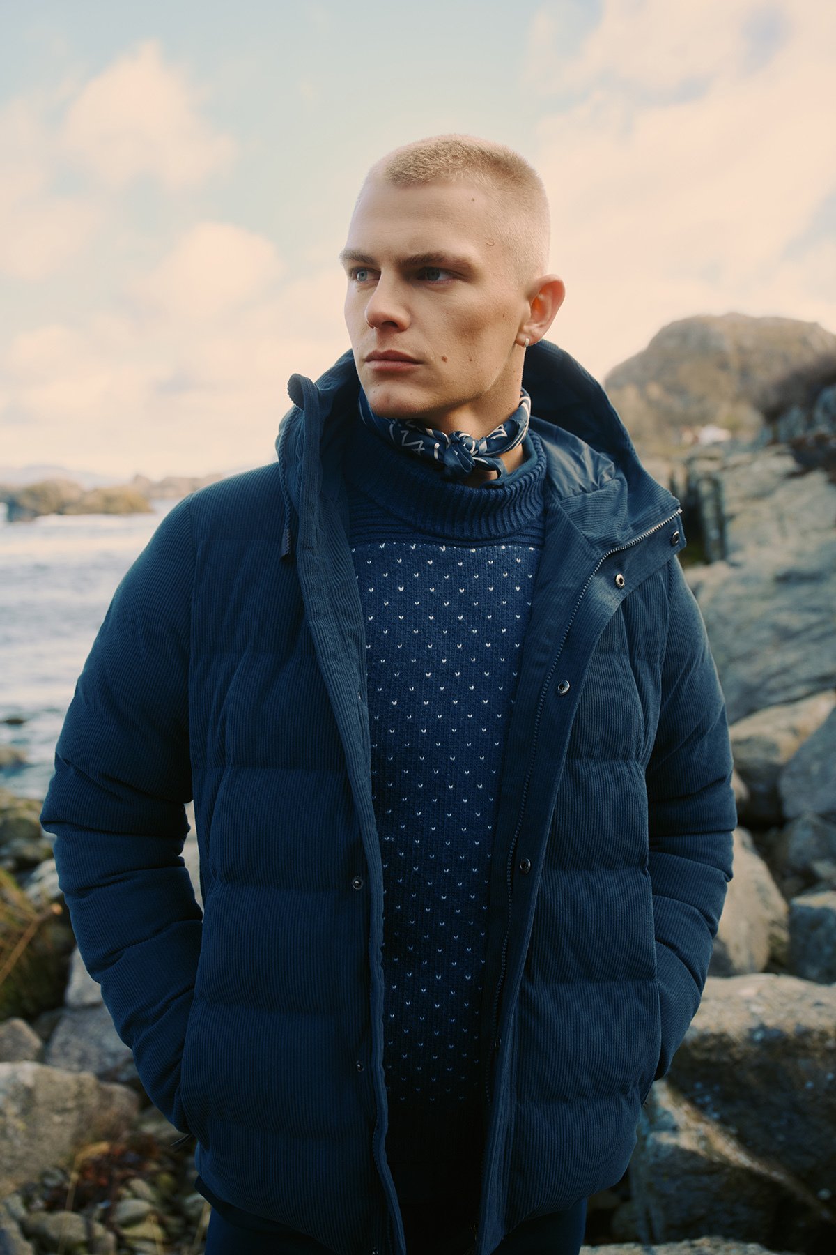 Twentyfour Legacy Clomax Cord Jakke H Marine