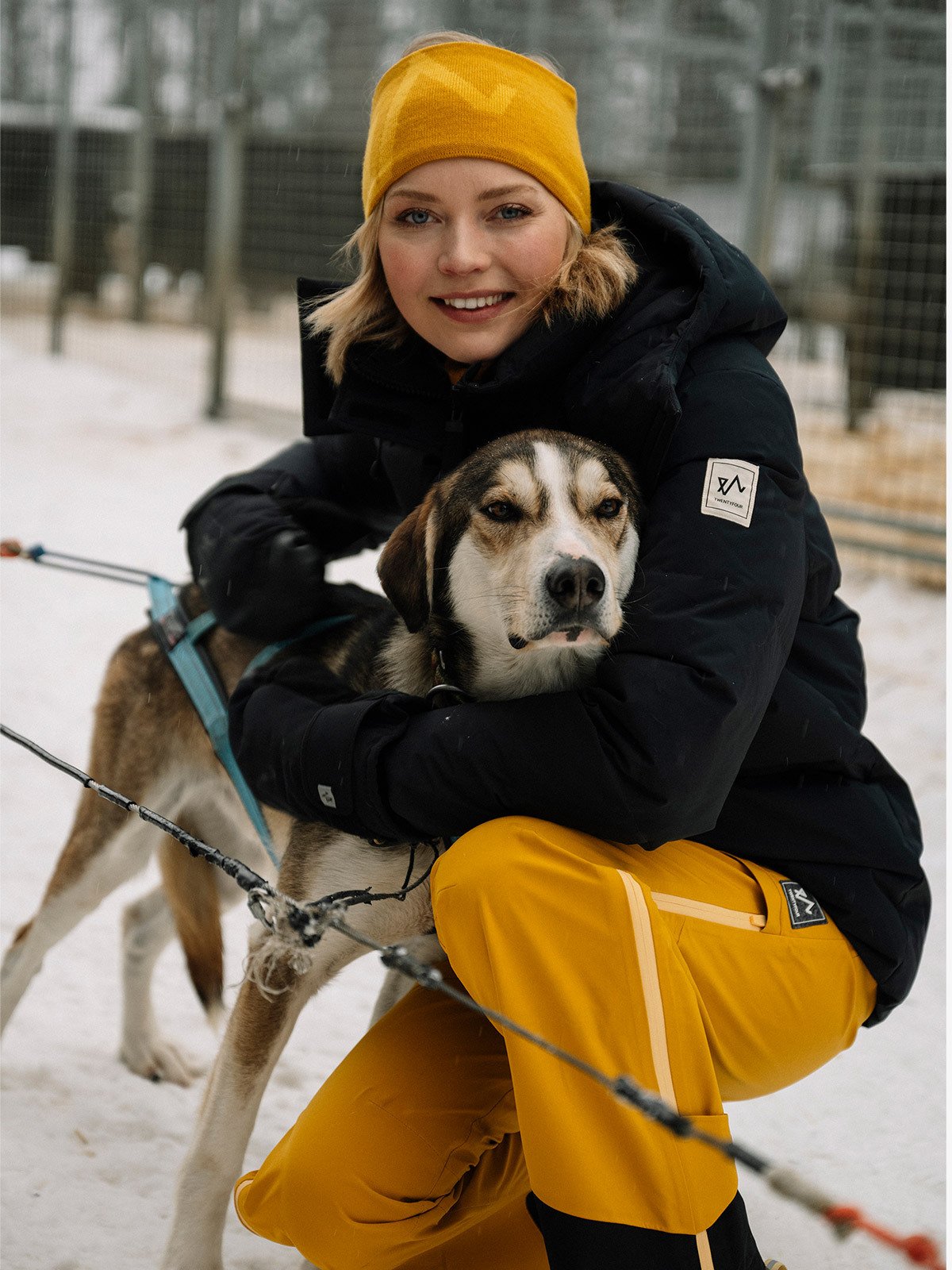 Twentyfour Isbre Pannebånd Mørk Gul