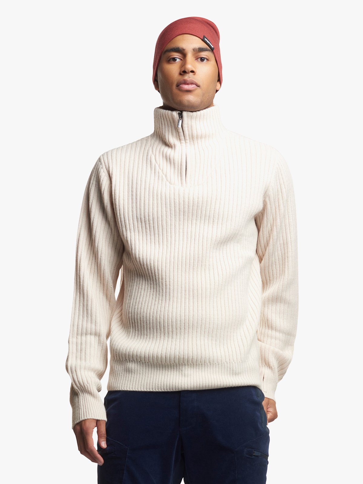 Twentyfour Finse HZ Wool Sweater Gråhvit
