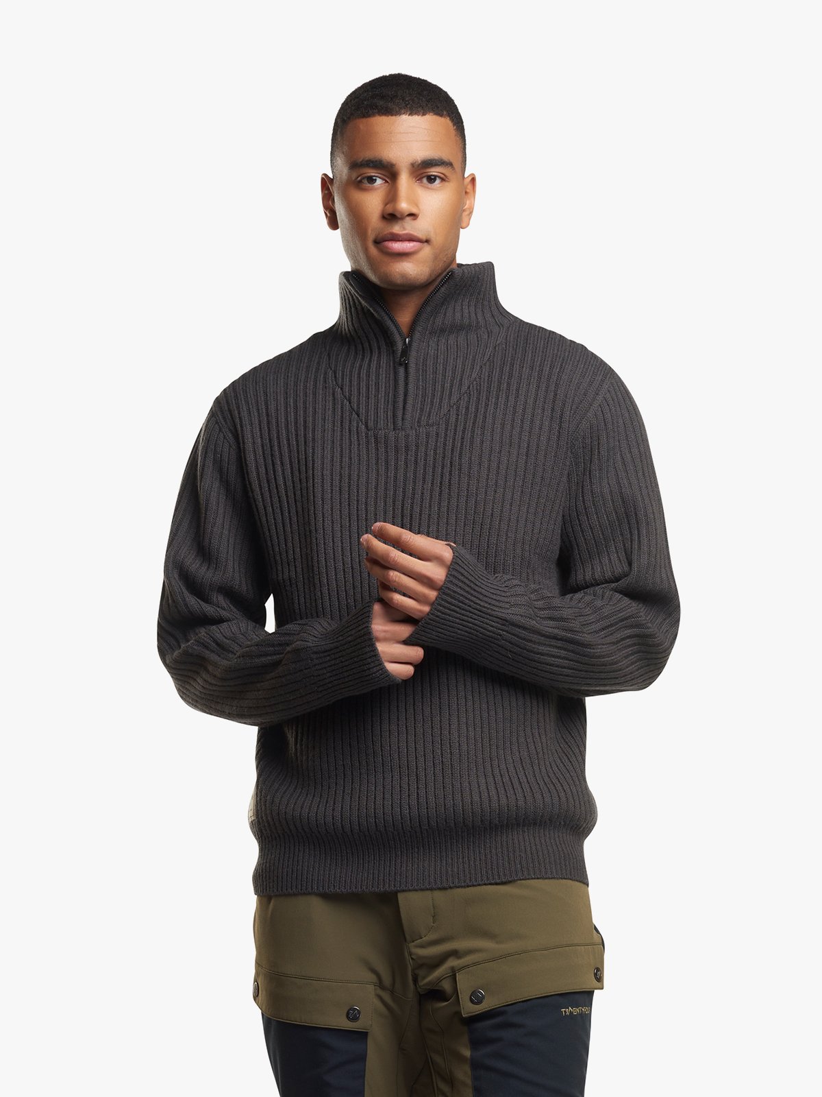 Twentyfour Finse HZ Wool Sweater Skyggesort