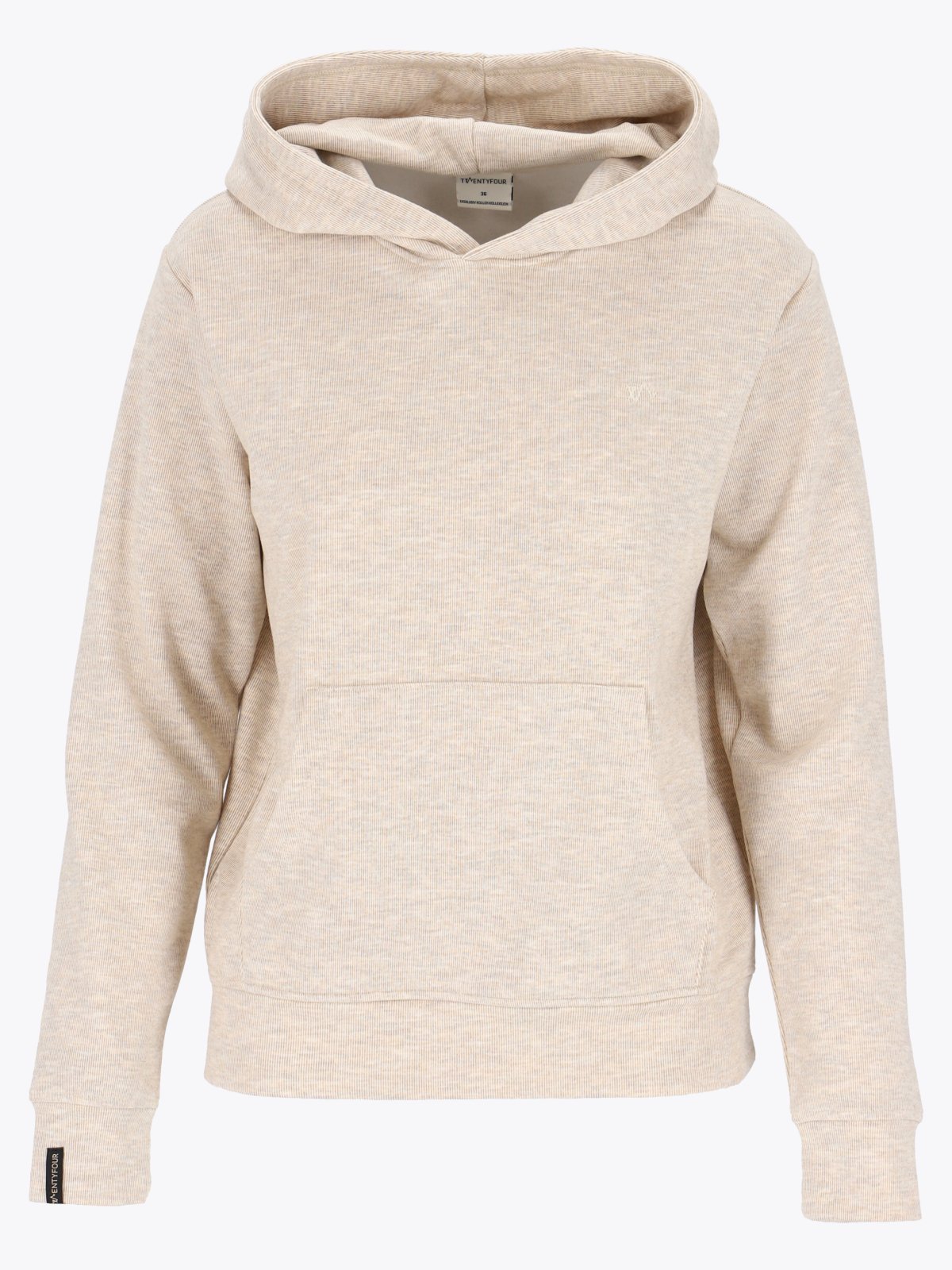 Twentyfour Mode Comfy Hoodie D Gråhvit