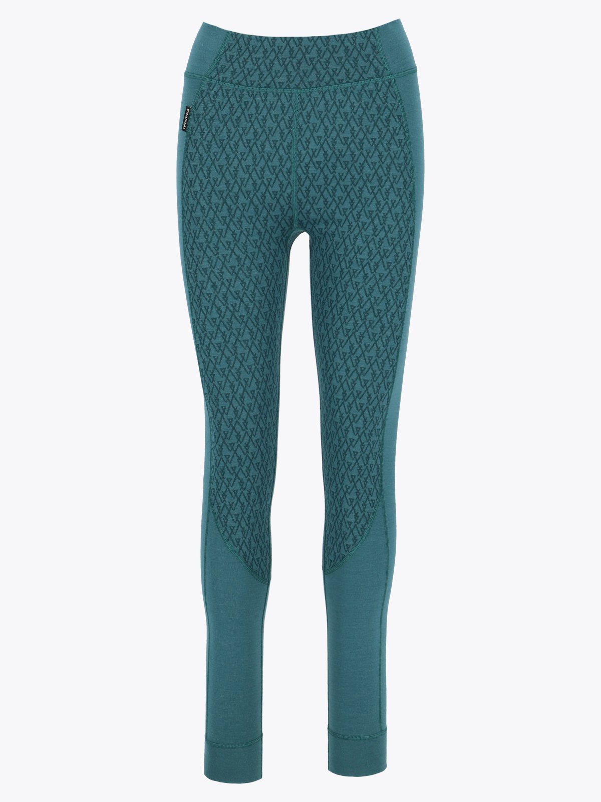 Twentyfour Aurora Aya Ull Tights D Blågrønn