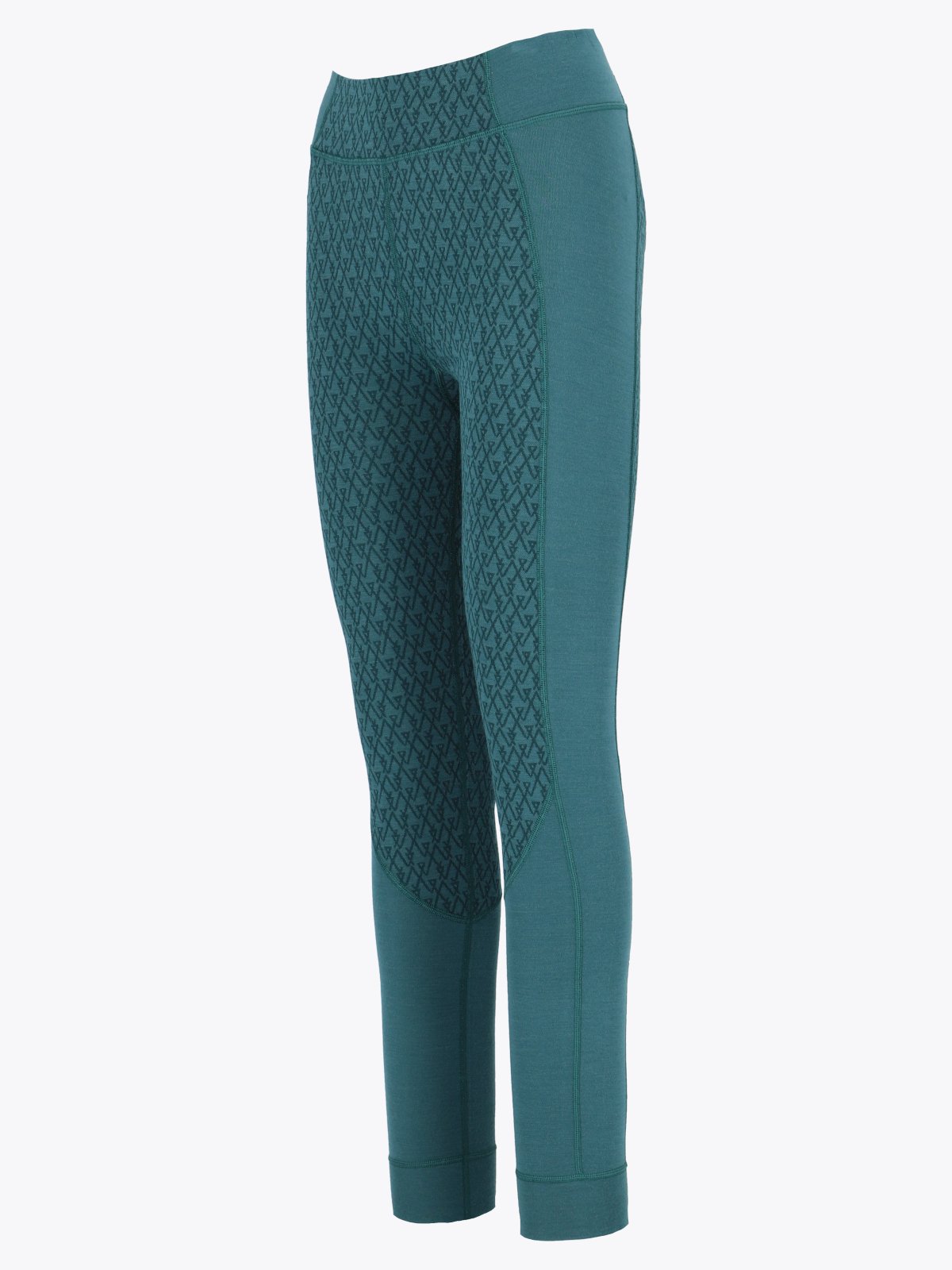 Twentyfour Aurora Aya Ull Tights D Blågrønn