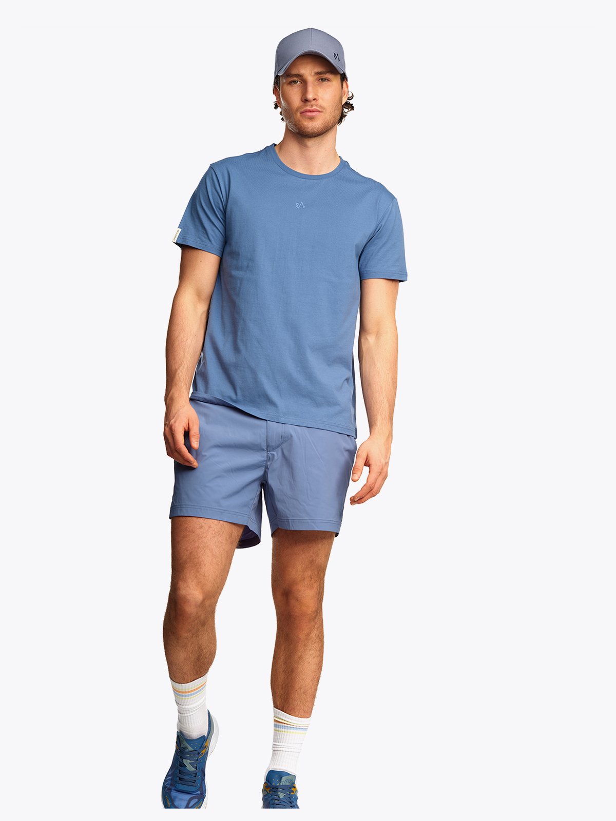 Twentyfour Mode T-skjorte U Mellomblå