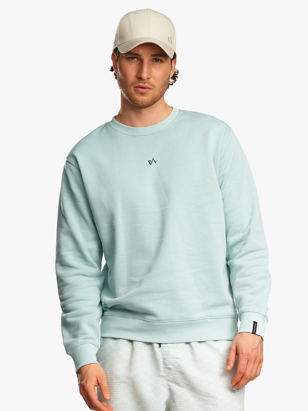 Twentyfour Mode Crewneck U Dus Grønn