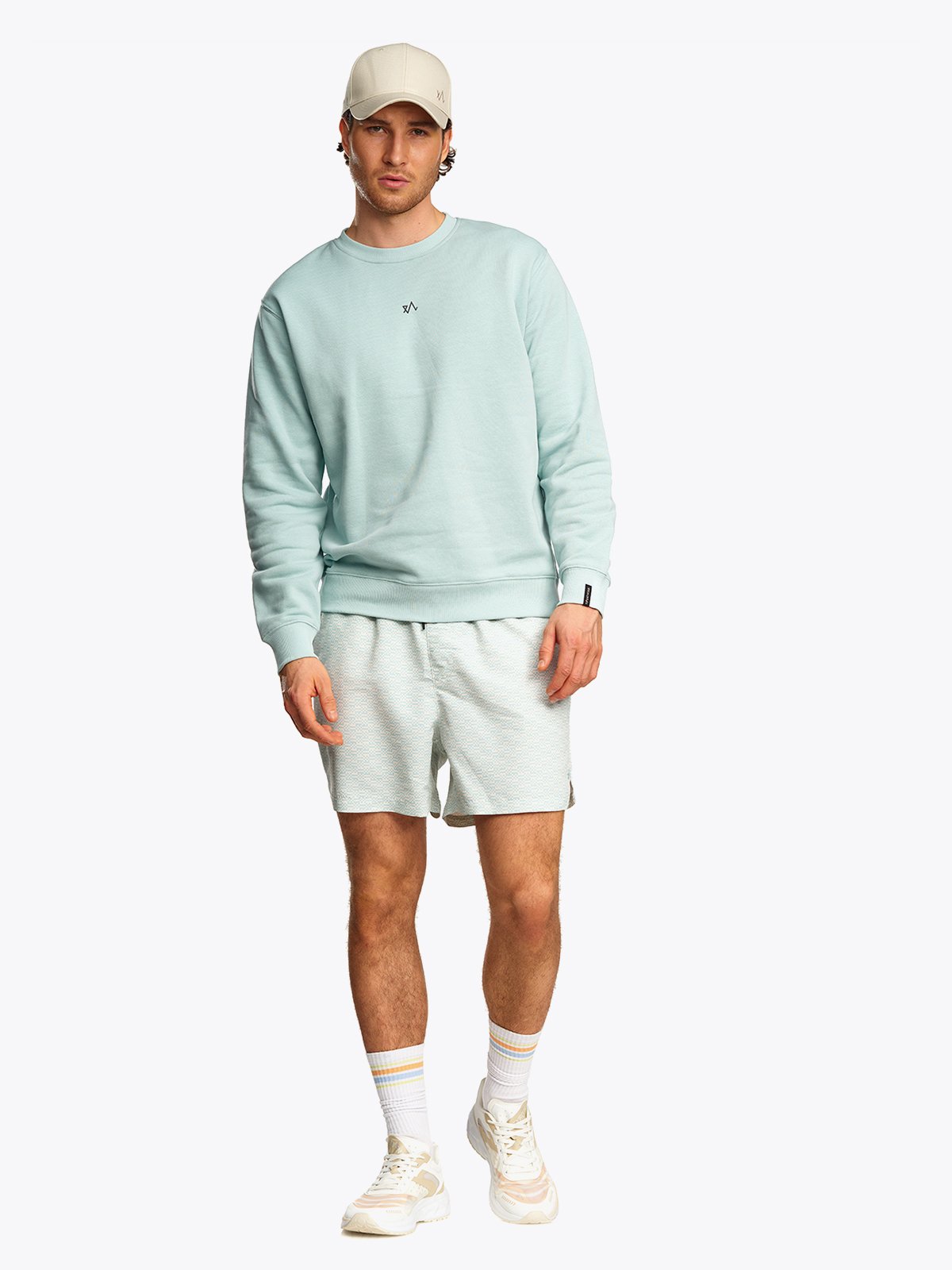 Twentyfour Mode Crewneck U Dus Grønn