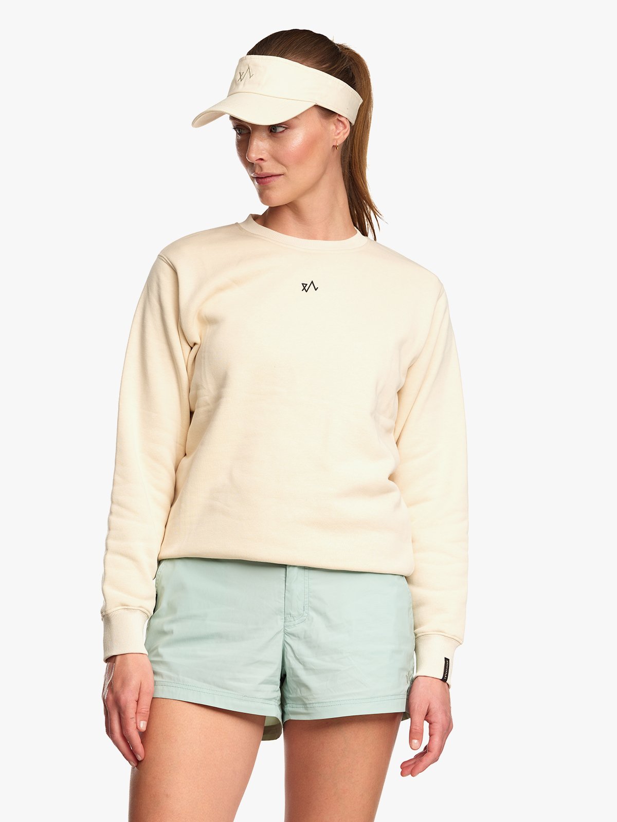 Twentyfour Mode Crewneck U Gråhvit