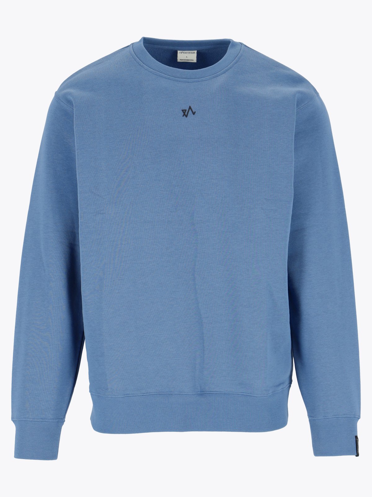 Twentyfour Mode Crewneck U Mellomblå