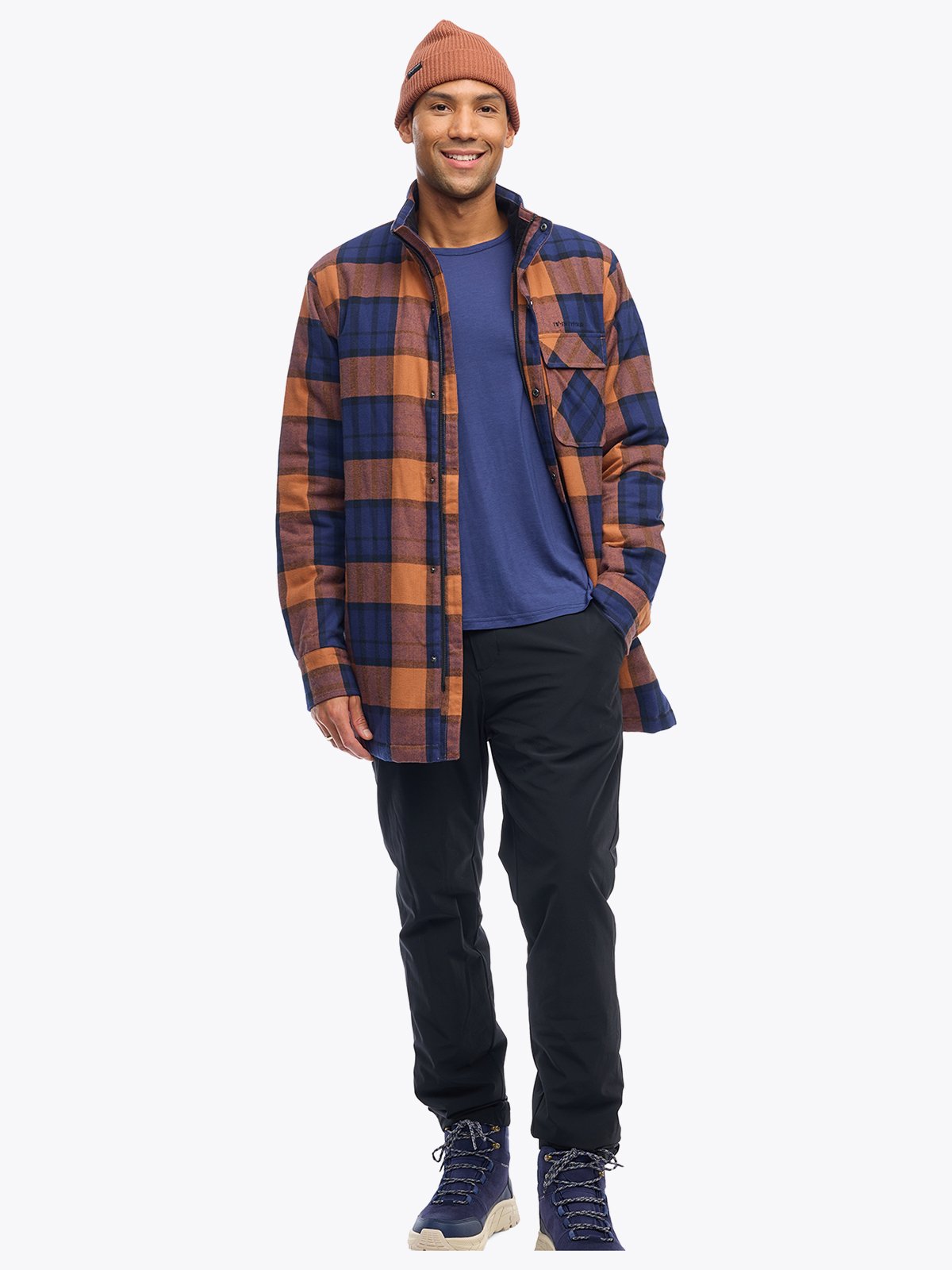Twentyfour Mode Flannel Jakke U Mokka