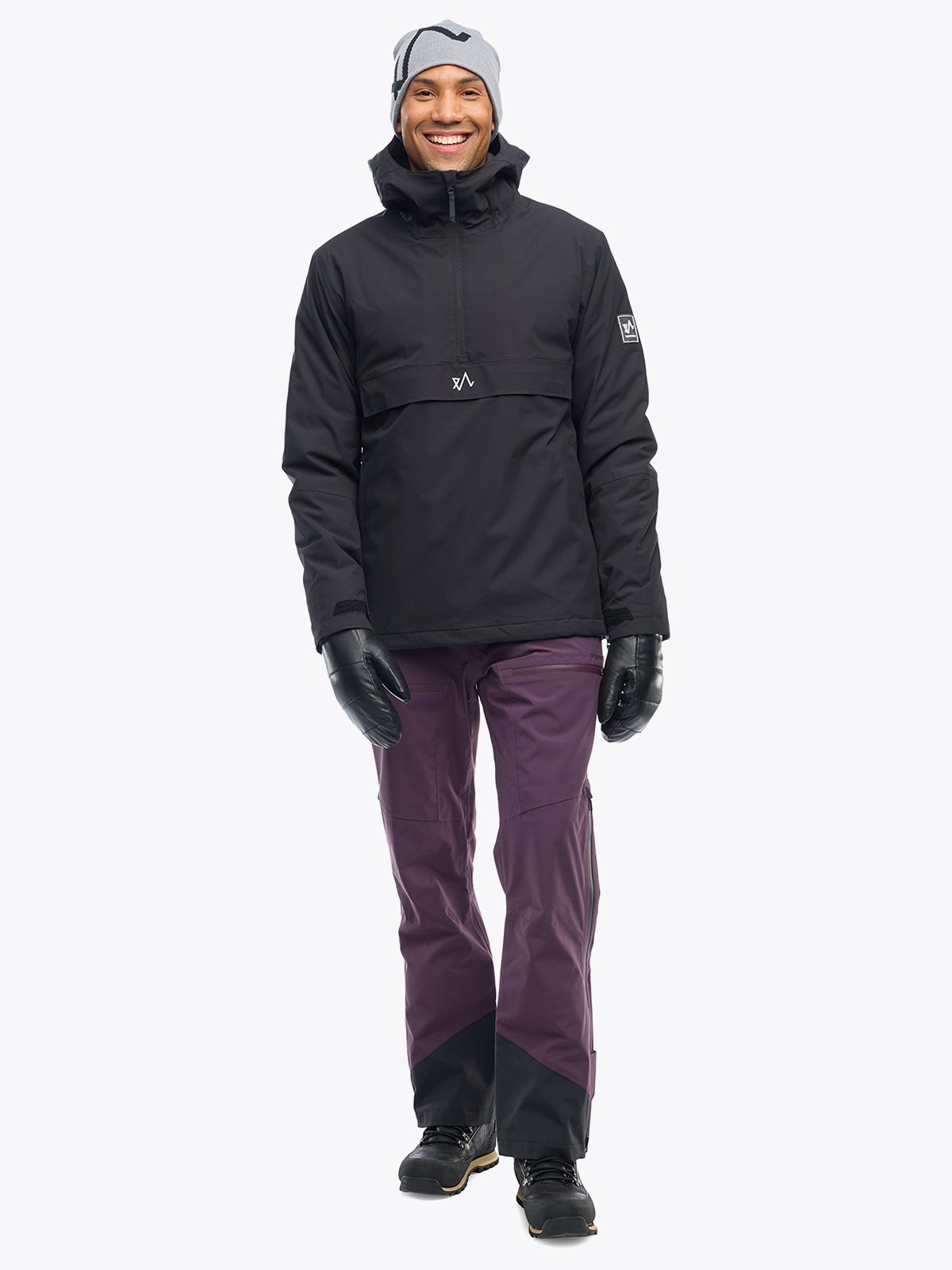 Twentyfour Isbre Warm 2L Anorakk U Sort