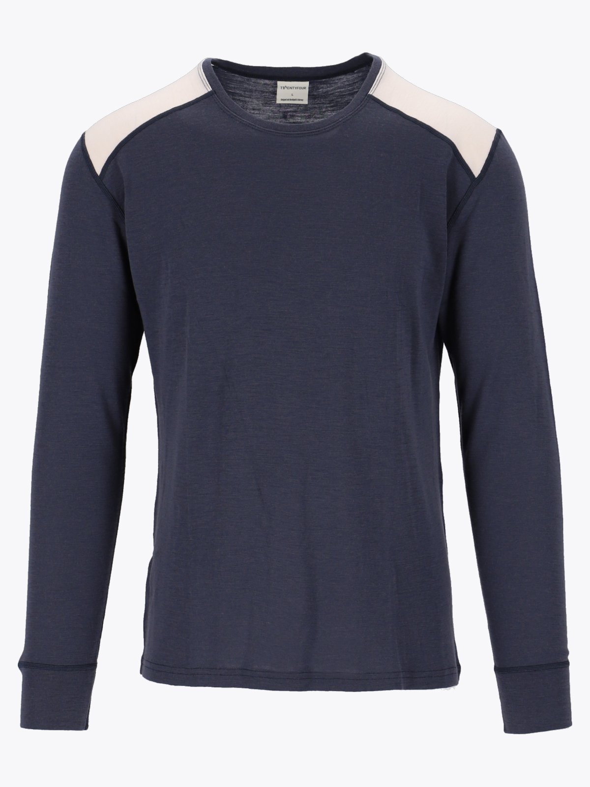 Twentyfour Finse Merino LS Topp H Blekkblå