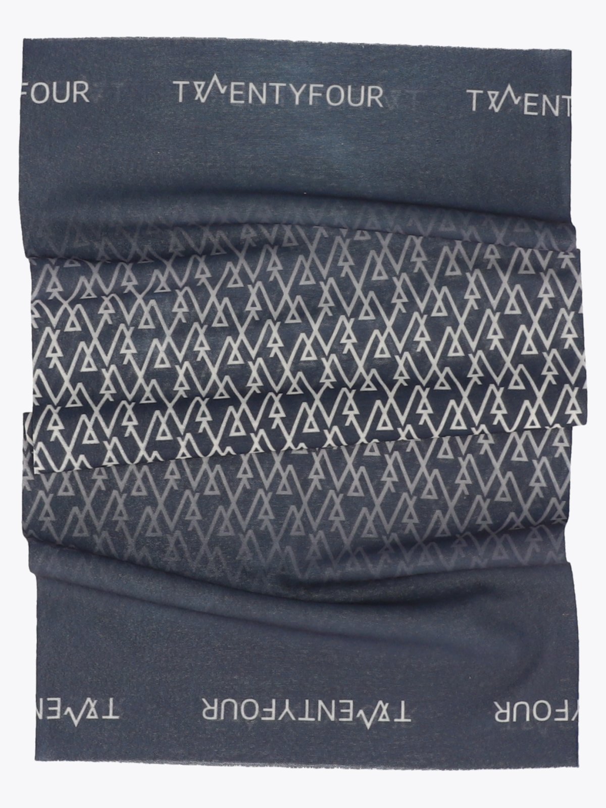 Twentyfour & Logo Hals Blekkblå