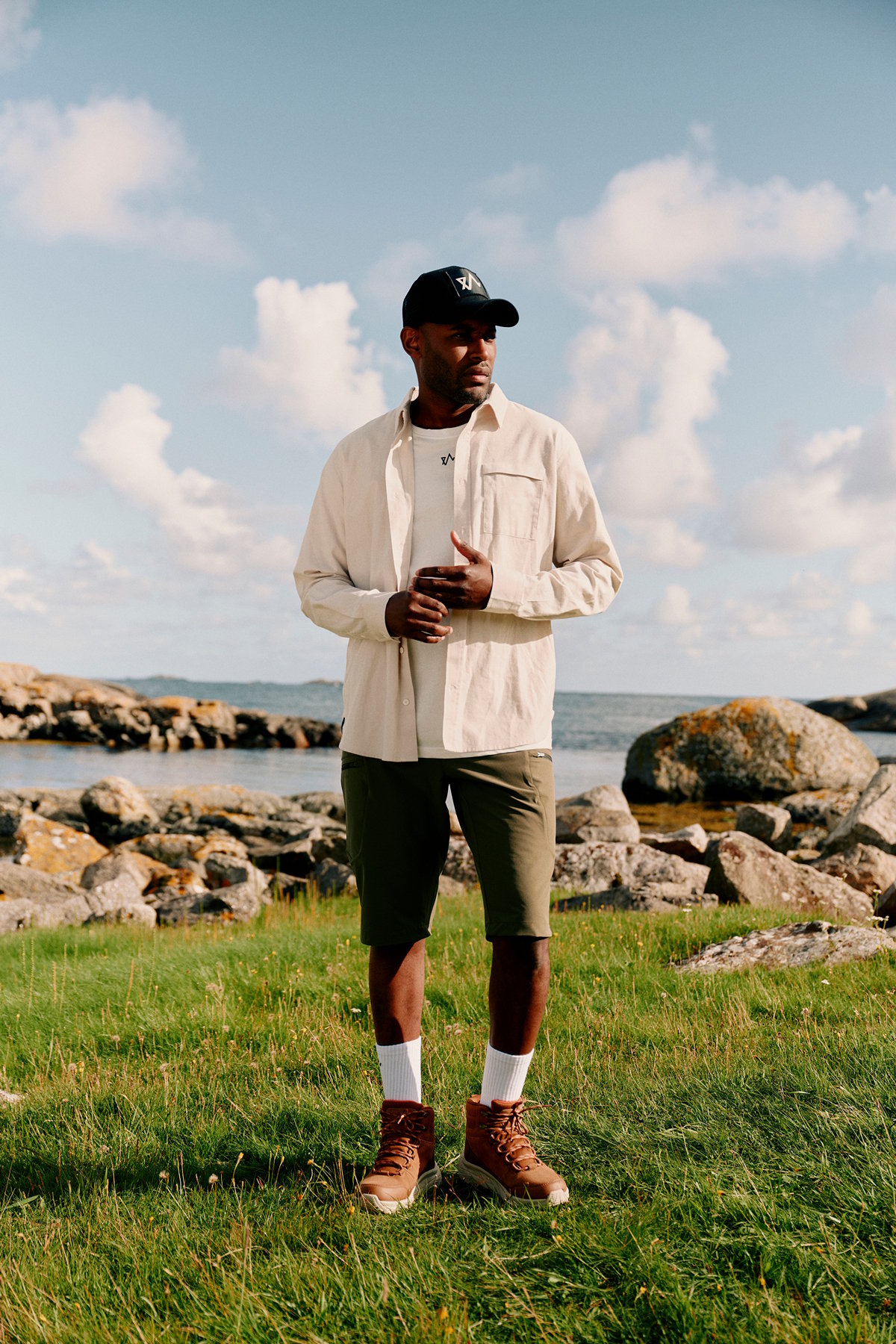 Twentyfour Mode Skjorte U Gråhvit