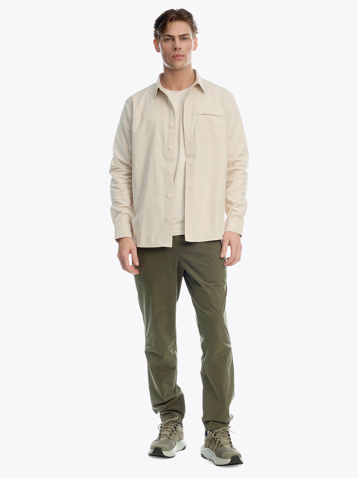 Twentyfour Mode Skjorte U Gråhvit