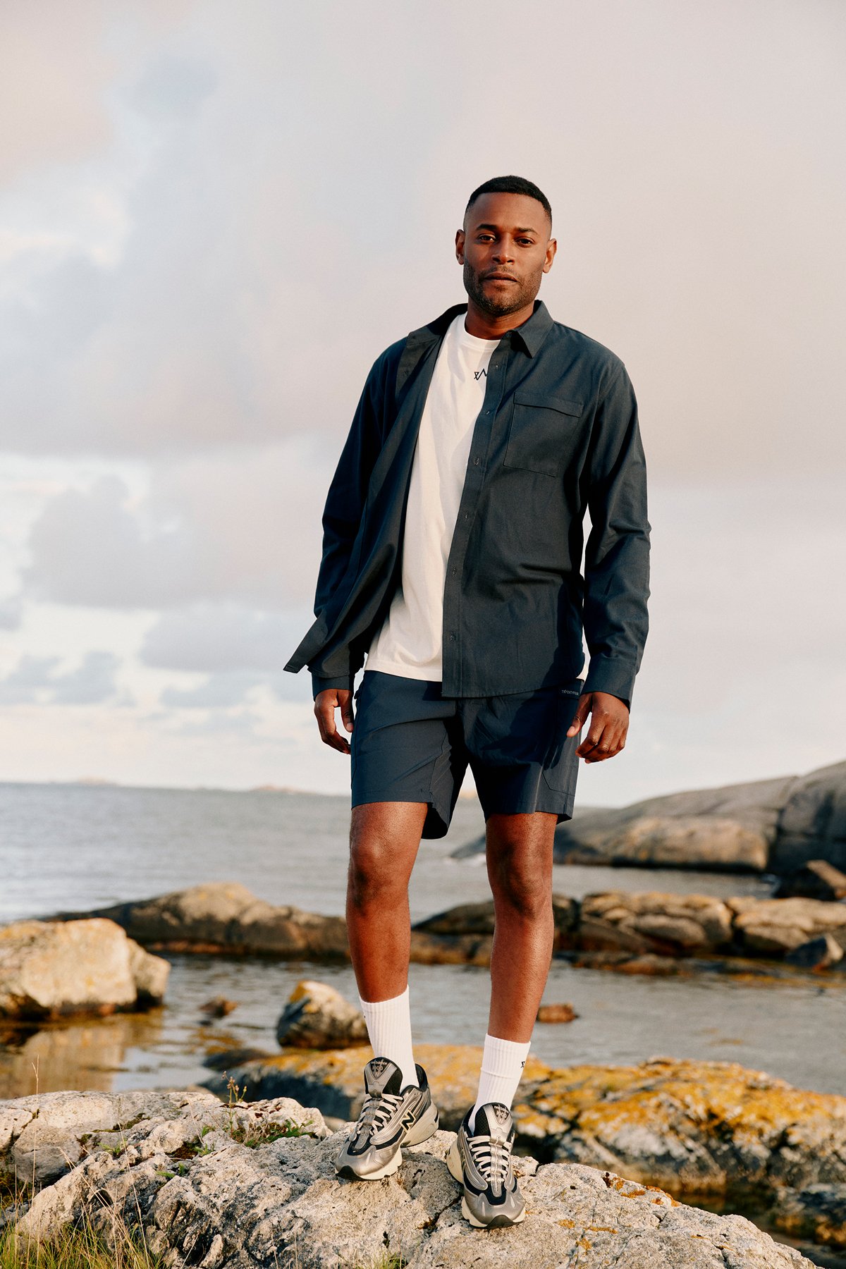 Twentyfour Mode Skjorte U Marine