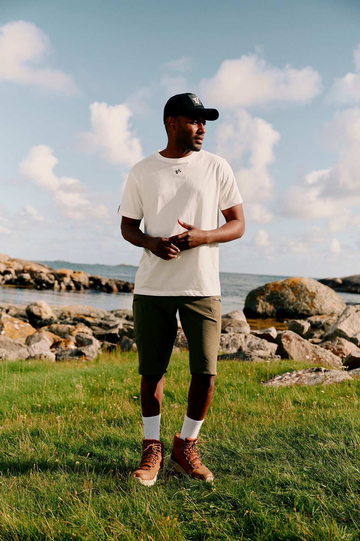 Twentyfour & T-skjorte U Hvit