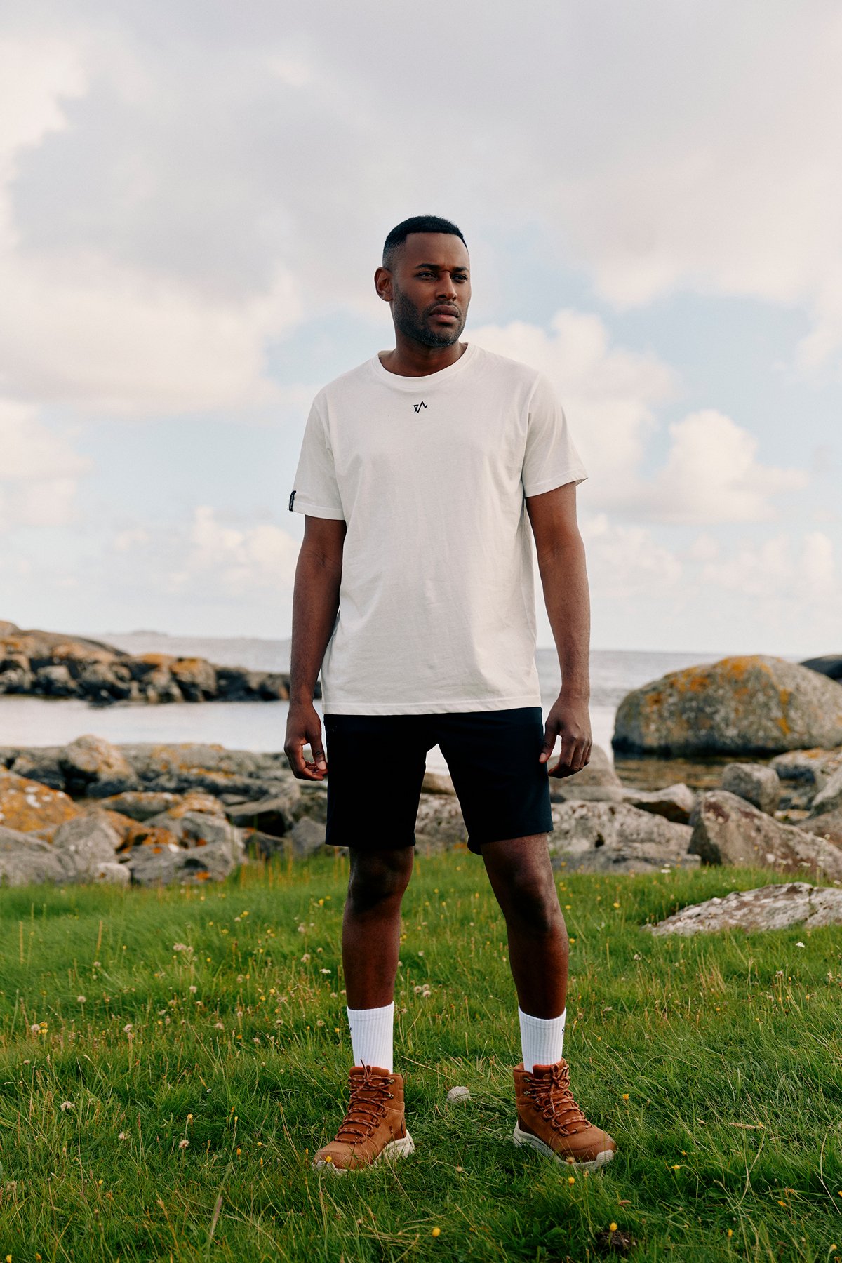 Twentyfour & T-skjorte U Hvit