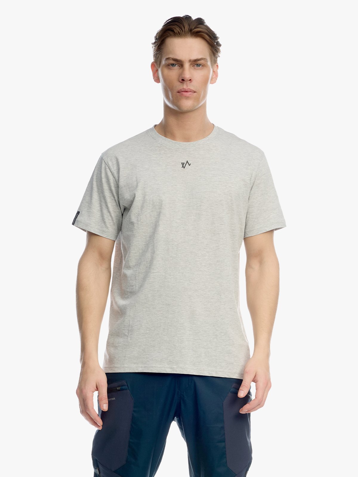 Twentyfour & T-skjorte U Lys Grå M