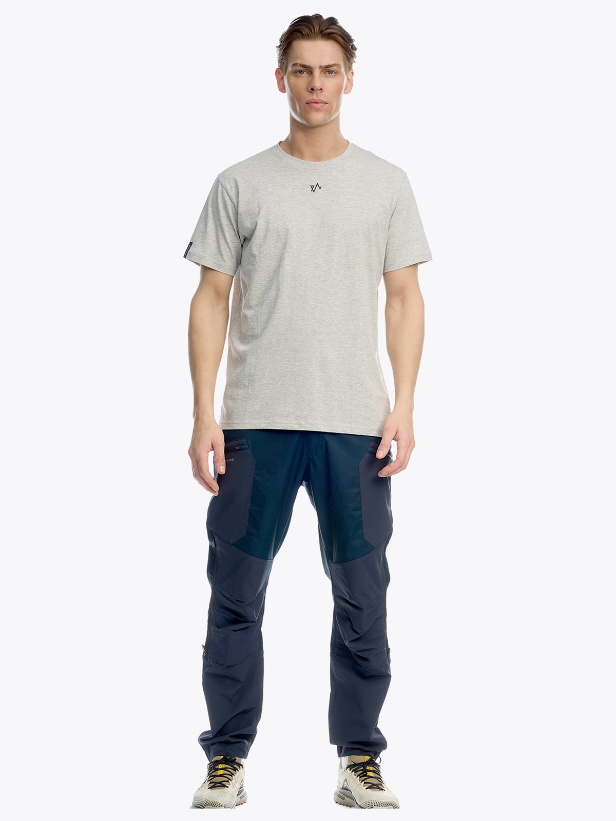 Twentyfour & T-skjorte U Lys Grå M