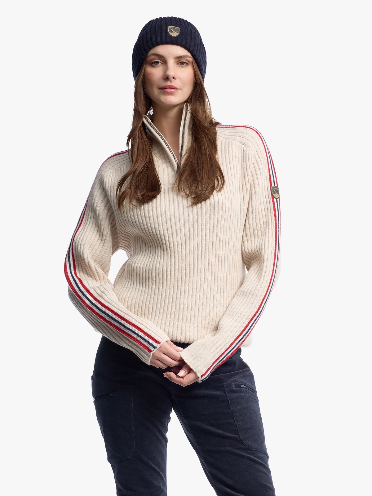 Twentyfour Aurora KLN Ullgenser U Gråhvit