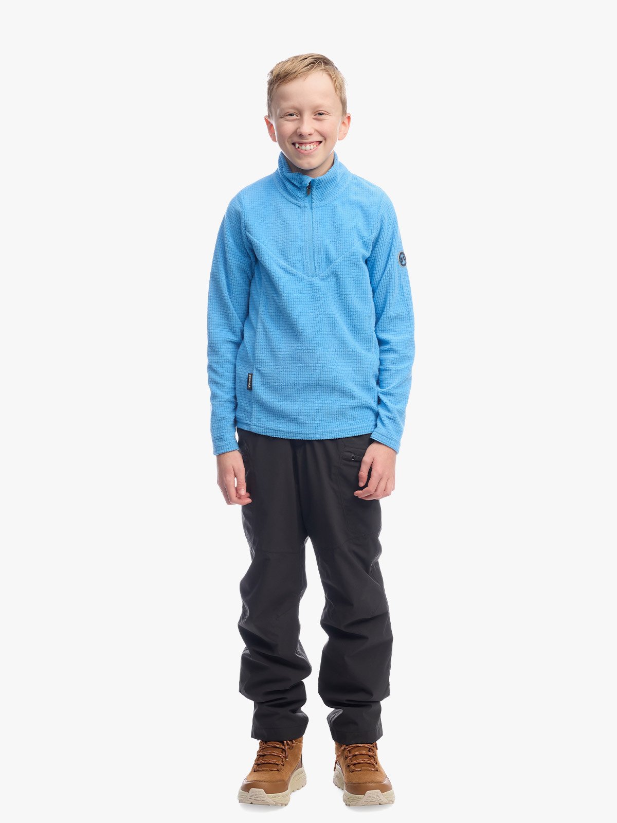 Twentyfour Venture Light Fleece HZ JR Asurblå