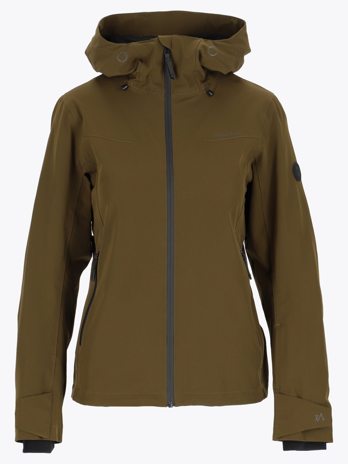Twentyfour Aurora 2L Skalljakke D Mørk Oliven
