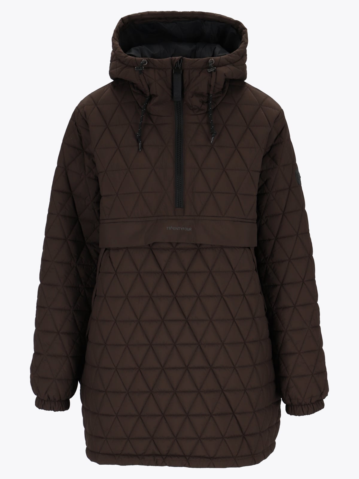 Twentyfour Mode Quilted Anorak D Mørk Brun