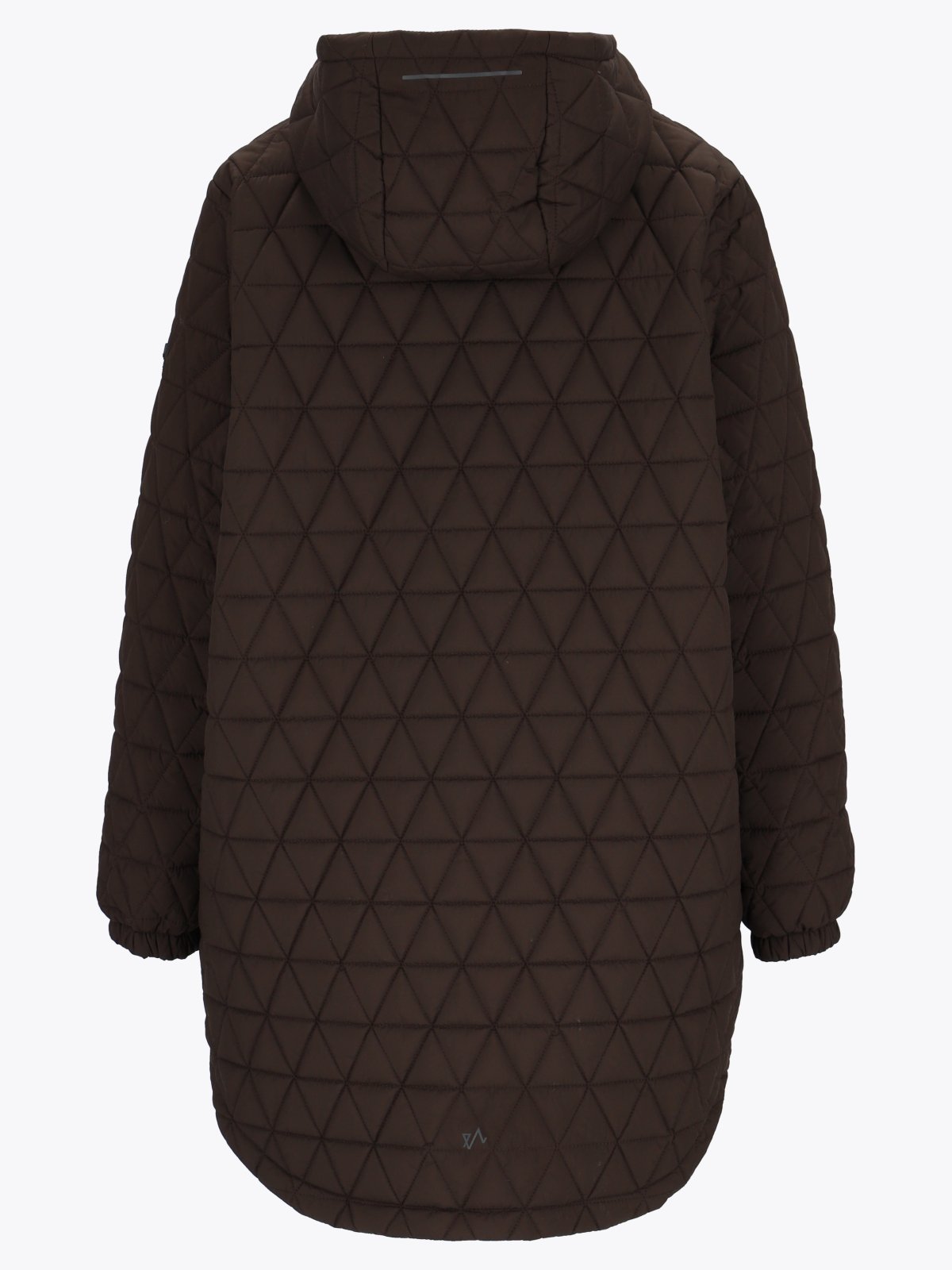 Twentyfour Mode Quilted Anorak D Mørk Brun
