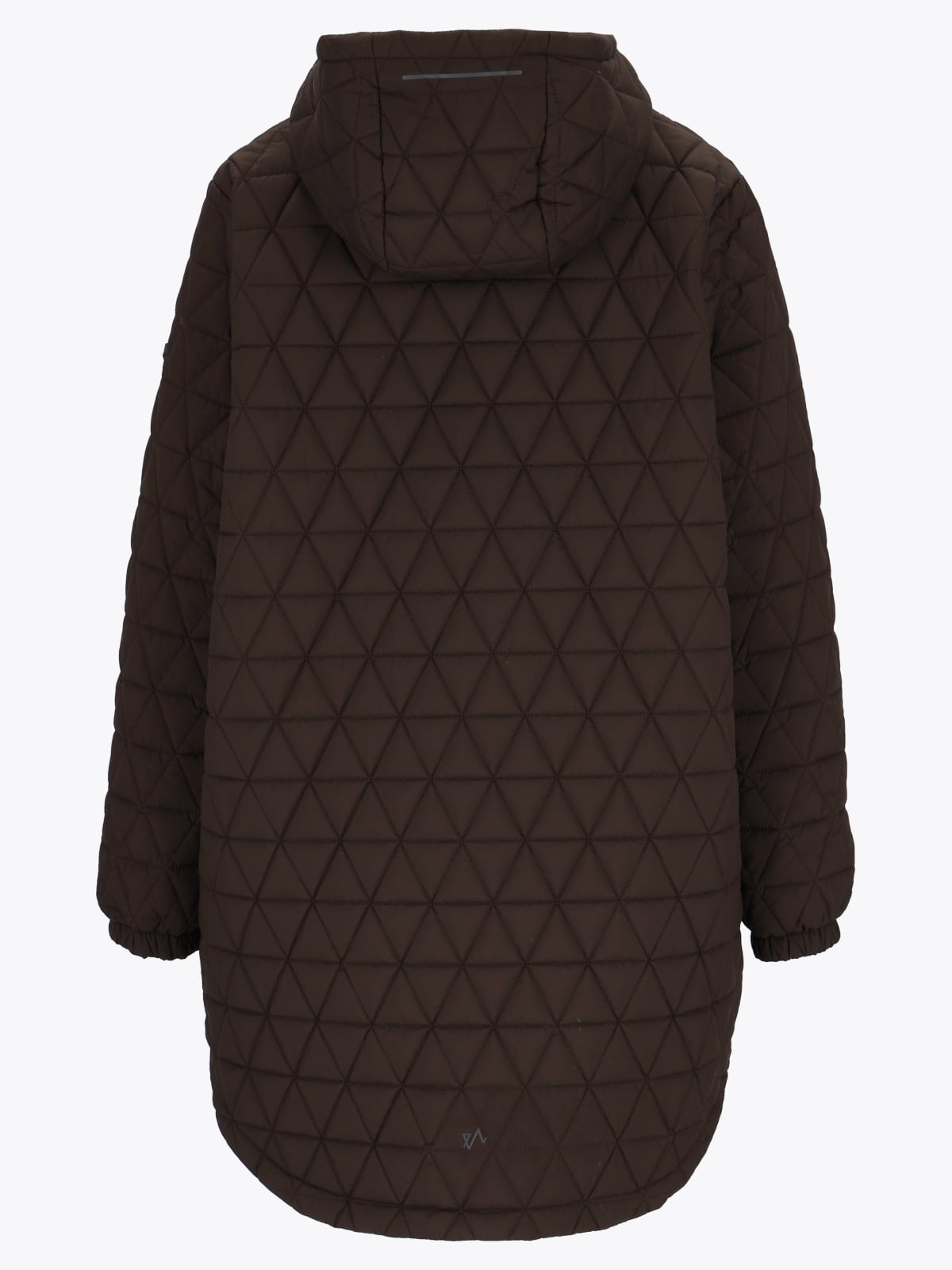Twentyfour Mode Quilted Anorak D Mørk Brun