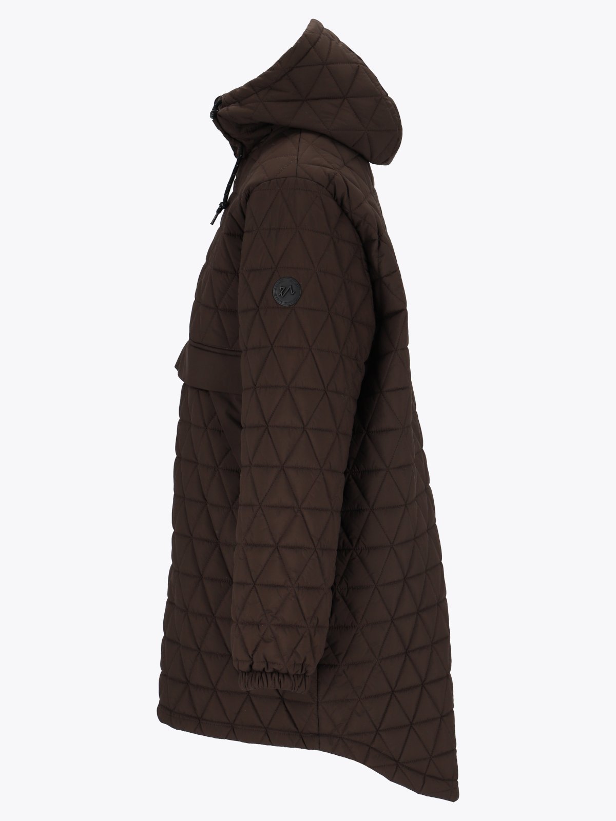 Twentyfour Mode Quilted Anorak D Mørk Brun