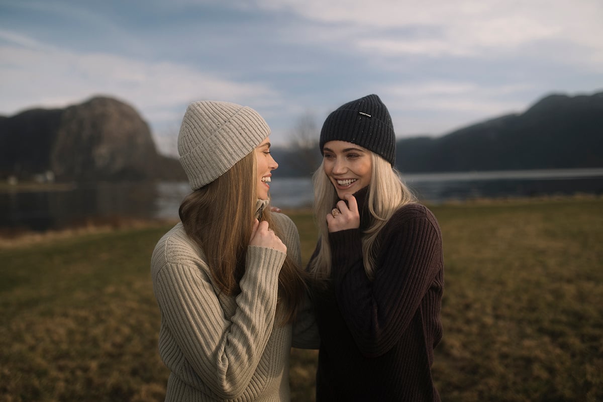 Twentyfour Aurora Rib Lue Varm Grå