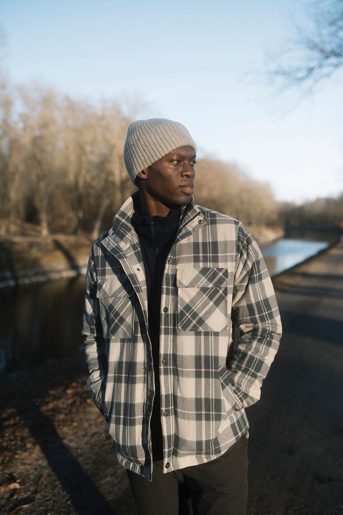 Twentyfour Aurora Rib Lue Varm Grå