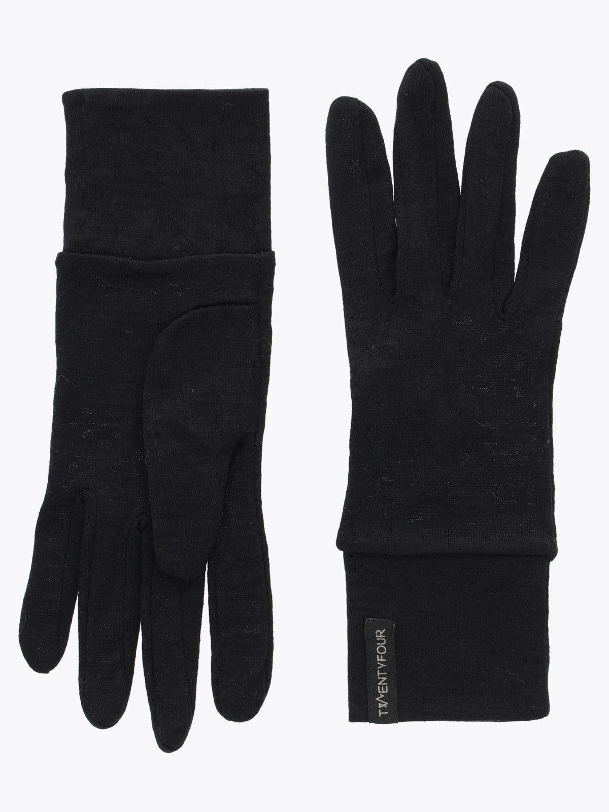 Twentyfour & Merino Hanske Sort