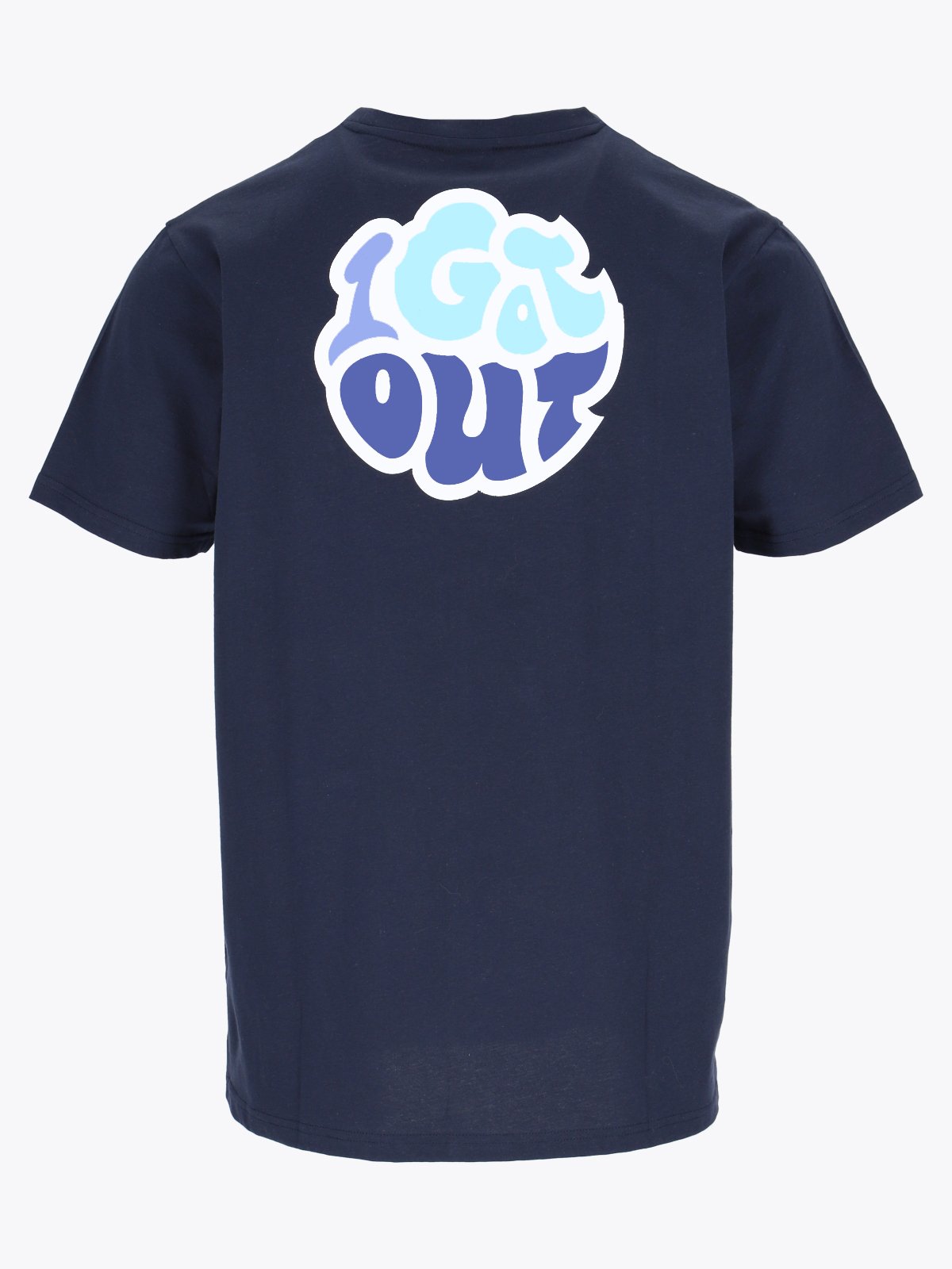 Twentyfour & IGO Back T-skjorte U Marine