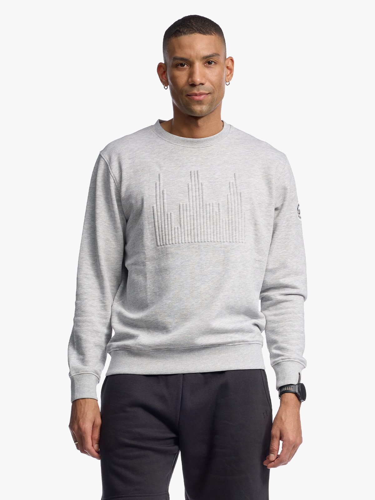 Twentyfour & UXG Sky Sweater U Lys Grå