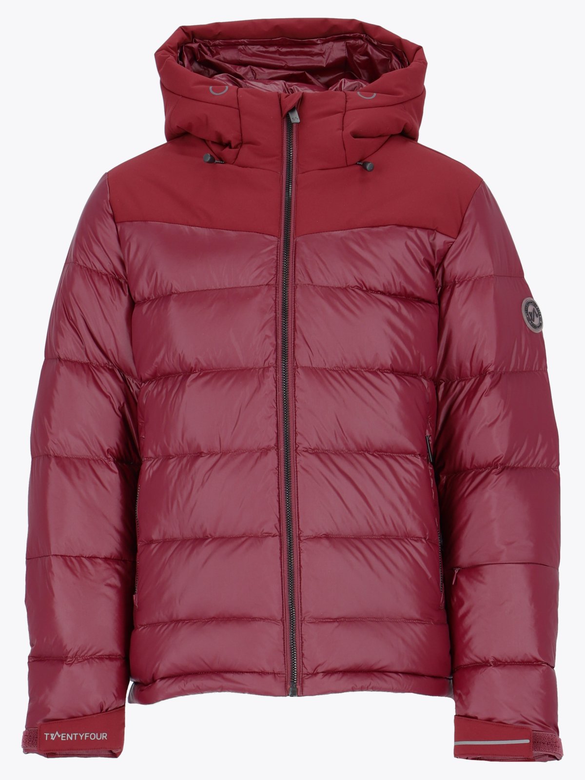 Twentyfour Aurora Warm Dunjakke JR M Burgunder