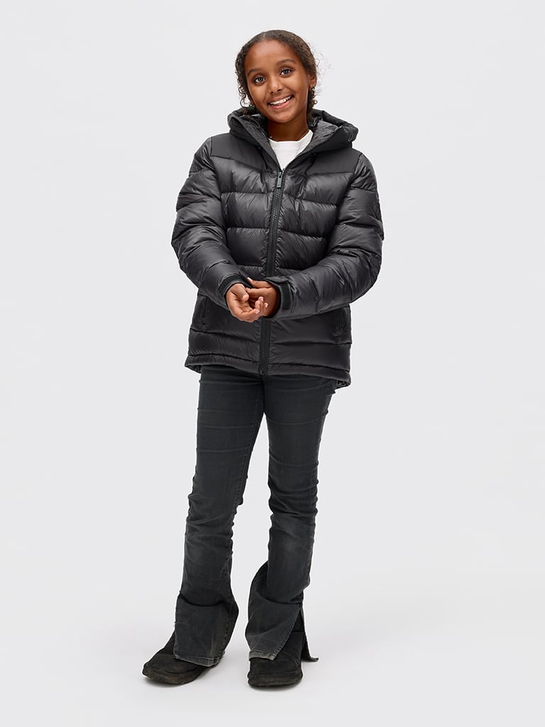 Twentyfour Aurora Warm Dunjakke JR Sort